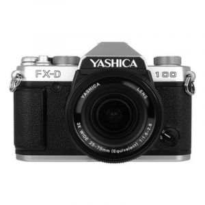 Cam&eacute;ra Compacte Yashica FX-D 100 13MP Zoom Optique 3x Simulations Film Noir
