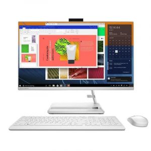 Lenovo IdeaCentre AIO 3 27ALC6 AMD Ryzen™ 5 7530U 68,6 cm (27") 1920 x 1080 pixels 16 Go DDR4-SDRAM 512 Go SSD PC All-in-One Windows 11 Home Wi-Fi 6 (802.11ax) Blanc