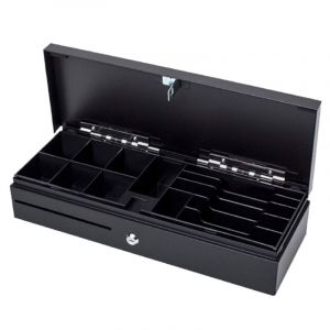 Cajón de efectivo Mustek LB-170A Acero inoxidable Negro 460mm 170mm 100mm