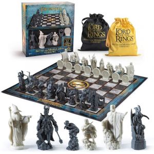 Jeu d'échecs Noble Collection Le Seigneur des Anneaux : Bataille pour la Terre du Milieu