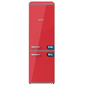 R&eacute;frig&eacute;rateur Combin&eacute; Cecotec Bolero CoolMarket Combi Origin 300 Red E Defrost 192 cm 300 L E Rouge