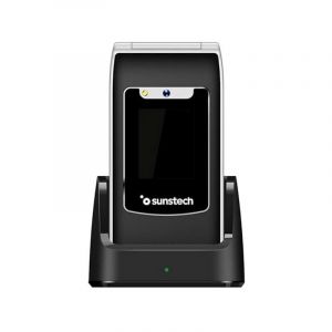 Sunstech CELT23BK T&eacute;l&eacute;phone pour seniors avec bouton SOS 2,4" Noir