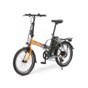 Vélo électrique pliable Nilox 20 pouces 250 W 6 vitesses LCD Acier Orange/Noir