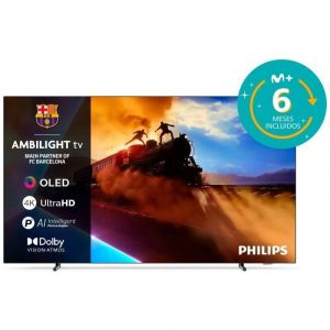 T&eacute;l&eacute;viseur intelligent Philips OLED 55OLED770 55 pouces 4K Ambilight Dolby Vision Dolby Atmos