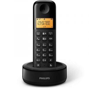 Philips D1601B/34 Téléphone sans fil Noir