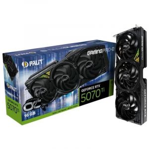 Carte Graphique Palit GeForce RTX 5070 Ti GamingPro-S OC 16GB GDDR7 Reflex 2 RTX AI DLSS4