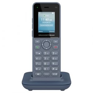 Téléphone IP sans fil bleu Grandstream Networks WP816 avec 2 lignes Wi-Fi et double écran TFT