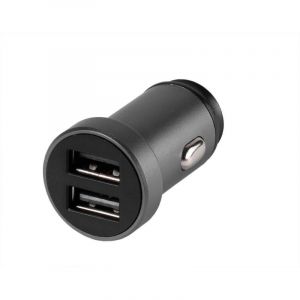 Chargeur voiture Vivanco HQCCVVDUALUSB4.8A 2 ports USB 24W Aluminium noir