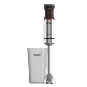 Solac Pro 1201 0,7 L Mélangeur par immersion 1200 W Noir, Acier inoxydable