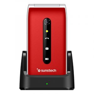 Sunstech CELT18 Téléphone pour Seniors Rouge Gratuit