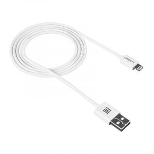 Canyon CNE-CFI1W C&acirc;ble Lightning vers USB 2.0 M&acirc;le/M&acirc;le 1 m Blanc
