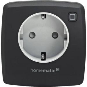 Prise intelligente Homematic IP 161599A0 Commande vocale et Statistiques de consommation