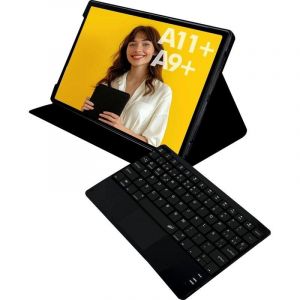 Etui clavier SilverHT Wave Touch Samsung Tab A11+ / A9+ 11" Bluetooth Bleu