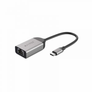 Adaptateur r&eacute;seau Hyper HD425B USB-C 2,5Gbps Acier inoxydable compact