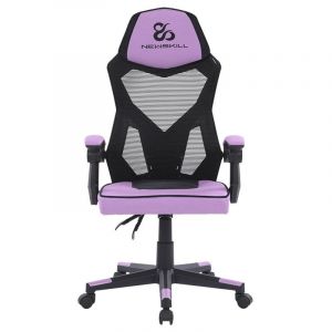 Chaise de jeu Newskill Eros avec maille ergonomique violette
