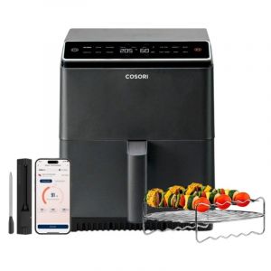 Friteuse à air Cosori Dual Blaze Chef Edition 6,4 L 1 700 W + thermomètre à viande intelligent