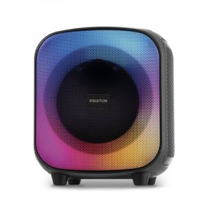 Enceinte karaok&eacute; Bluetooth Prixton Jaija, USB, carte TF, radio FM, auxiliaire 40 W, noir