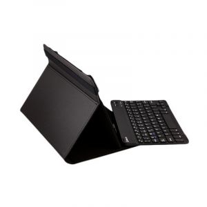 SilverHT Universal Gripcase Bluetooth 3.0 Noir Etui + Clavier pour Tablettes 9" - 10,1"