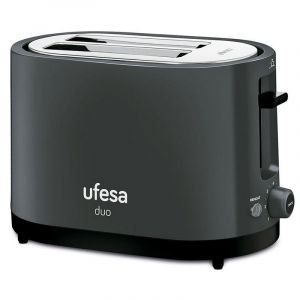 Grille-pain Ufesa TT7585 Duo à deux fentes 750 W Gris foncé