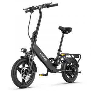 Vélo électrique pliable HillMiles Mile 1 250 W, autonomie de 60 km, suspension 7 vitesses, 14 pouces
