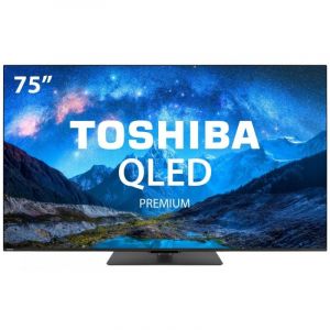 Téléviseur intelligent Toshiba 75QV3F63DG 75" QLED 4K UltraHD VIDAA HDR10 Dolby Atmos