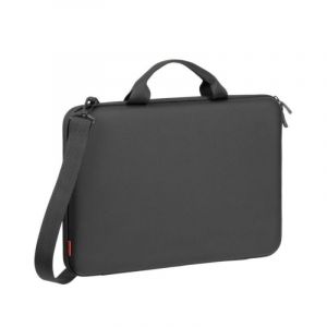 Funda Rivacase 5130 Monocromo 38,9 cm (15.3") Rígida Noir Tirante Shoulder