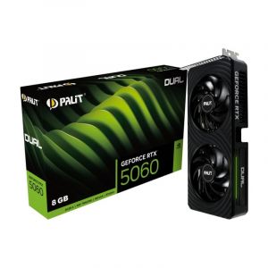 Carte graphique Palit GeForce RTX 5060 Dual 8 Go GDDR7 Reflex 2 RTX AI DLSS4