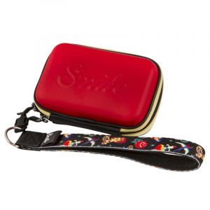 Etui Smile Pin Up Rouge pour Appareil Photo Compact