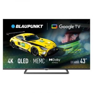 TV Blaupunkt QLED 43QBG6000S 43" 4K Google TV Dolby Audio Bluetooth