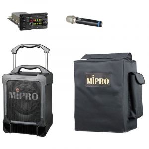 Syst&egrave;me de sonorisation portable MiPro MIPMA707PACK 100W RMS UHF Sans fil Housse incluse