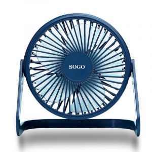 Ventilateur de Bureau USB Sogo 12cm Bleu
