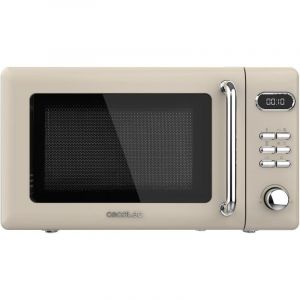 Cecotec ProClean 5110 Micro-ondes Rétro avec Grill 20L 700W Beige