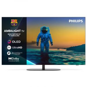 Téléviseur Philips Ambilight OLED 65" 65OLED820 UltraHD 4K Dolby Vision et Dolby Atmos Google