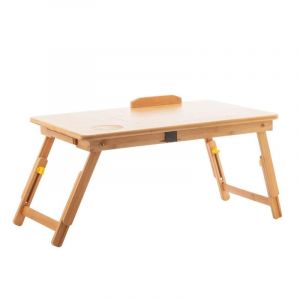 Table pliante pour ordinateur portable en bambou Northix