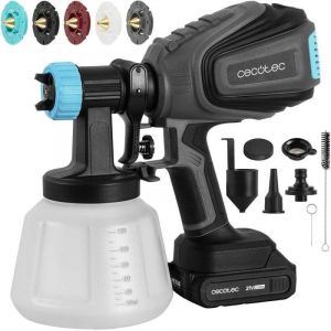Pistolet &agrave; peinture Cecotec TotalPaint 4000 Liberty batterie 800W 14kPa 1200ml