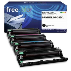 Cartouche de toner Freecolor K18951F7 compatible DR-243CL pack 4 couleurs 18000 pages