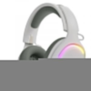 Casque de jeu sans fil Newskill Aton V2 Ivory RGB Bluetooth 5.0 multiplateforme Blanc