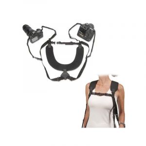 Harnais de stabilisation Optech 6501032 double support ajustable 86-112 cm noir