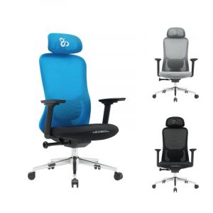 Chaise de jeu ergonomique Newskill Nue Noir-Bleu