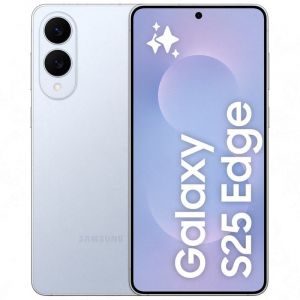 Samsung Galaxy S25 Edge 5G, téléphone portable ultra-fin avec Galaxy AI, écran 6,7 pouces, 256 Go, bleu titane, version importée