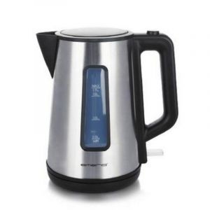 Bouilloire Emerio WK-122829 1,7 L 2200 W Noir Acier Inoxydable Indicateur de Niveau d'Eau Sans Fil