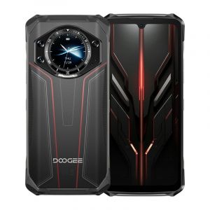 DOOGEE S119 8 Go 512 Go 4G 10200 mAh Triple caméra 100 MP NFC Double SIM Android 14 Noir/Rouge