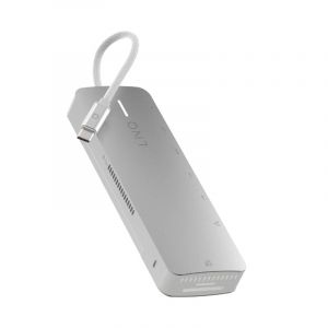 Hub USB-C Linq 9 en 1 Pro Studio SSD NVMe M.2/HDMI 4K/USB-C PD 140 W/Ethernet 2,5 Gbit/s