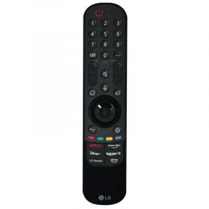 T&eacute;l&eacute;commande LG MR25GB Magic Remote Bluetooth Noir pour TV IR boutons AAA