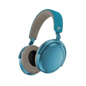 Casque Sennheiser Momentum 4 sans fil Bluetooth antibruit, micro, bleu-vert