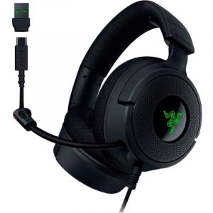 Casque de jeu USB Razer Kraken V4 X noir