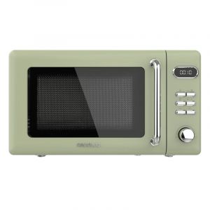 Cecotec ProClean 5110 Retro Green Micro-onde numérique vintage avec grill 20L 700W Vert