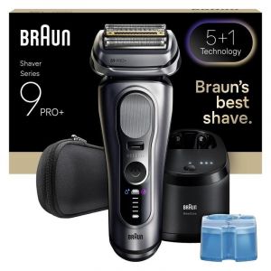 Rasoir Braun Series 9 Pro+ 9667CC Wet&Dry Station Nettoyante Argent Batterie Li-Ion