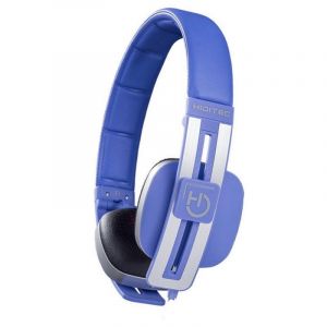 Hiditec Wave Casque avec Microphone Bleu