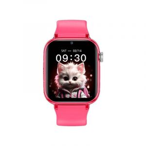 Montre connectée Maxcom FW59 Kiddo 4G Appels vidéo Contrôle parental GPS SOS Rose